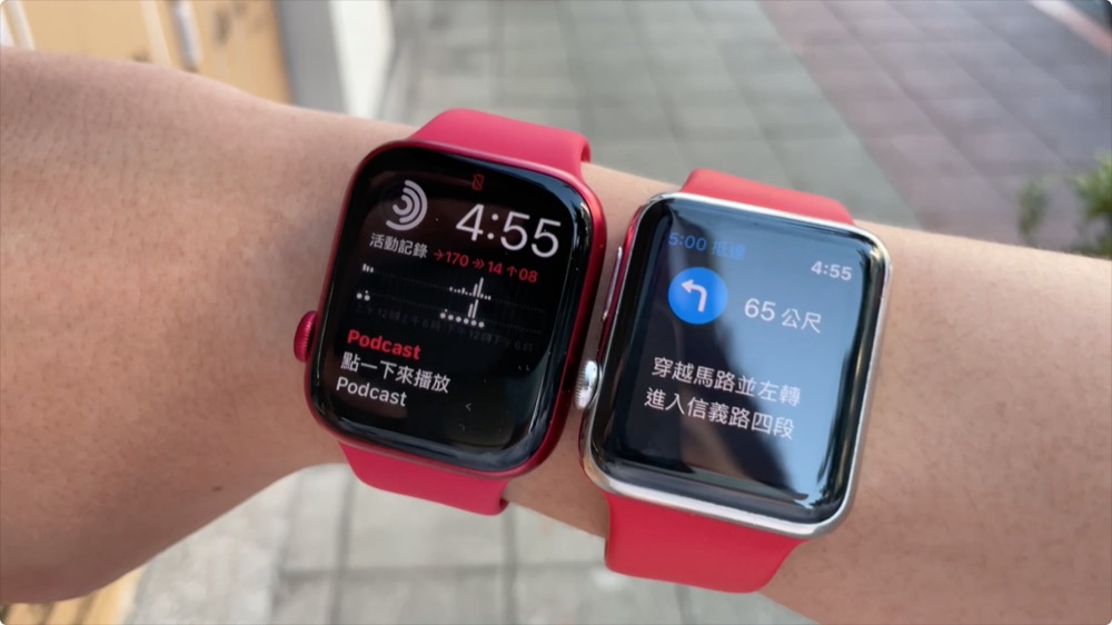 Apple Watch Series 7 蘋果 手錶 開箱 評測 測評 測試 健康 紅色 product red 電子鎖 Apple Pay 發票 載具 導航 應用 購買 心得